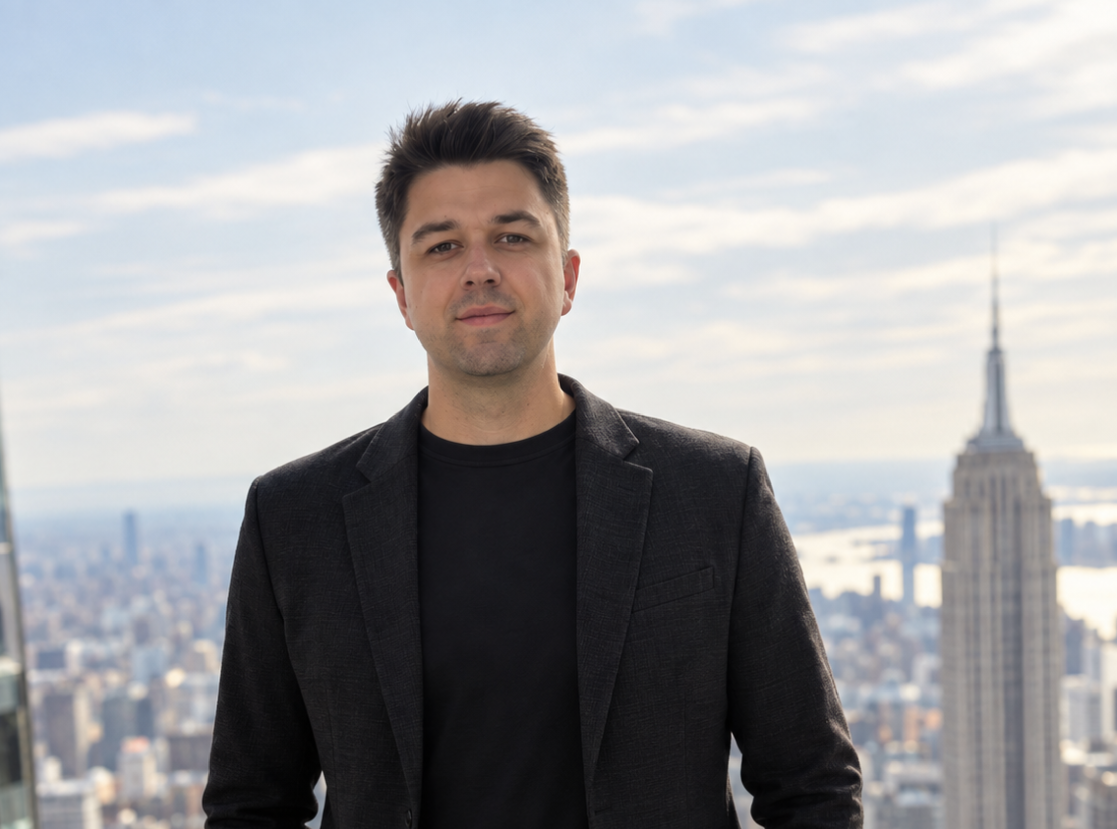 Sam Copp, founder of Social DFY, in New York City