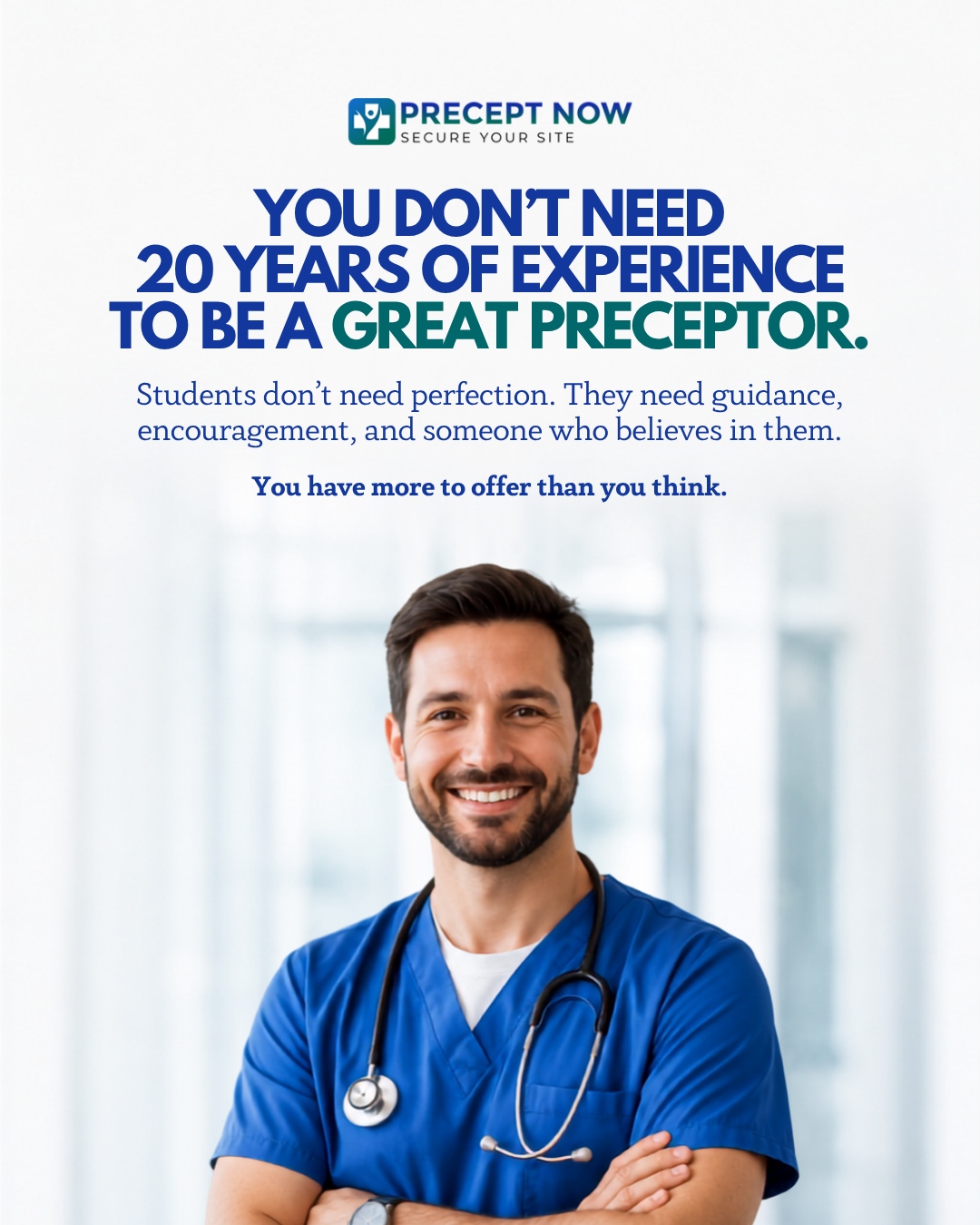 Healthcare education social post created by Social DFY